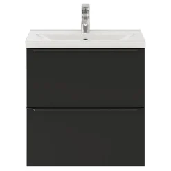 GoodHome Plan vasque faible profondeur blanc Nira 60 cm* Plan Simple Vasque