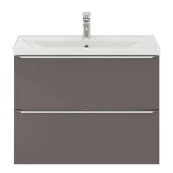 GoodHome Plan vasque faible profondeur blanc Nira 80 cm* Plan Simple Vasque