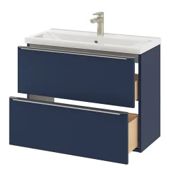 GoodHome Plan vasque faible profondeur blanc Nira 80 cm* Plan Simple Vasque