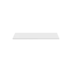 Meublorama Plan vasque ICON 100 cm Finition blanc alpin mat Accessoire pour meuble sous vasque