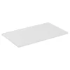 Meublorama Plan vasque ICON 80 cm Finition blanc alpin mat Accessoire meuble sous vasque moderne