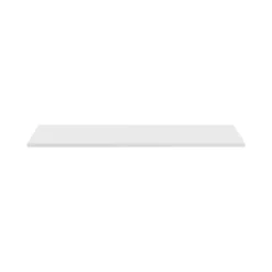 Meublorama Plan vasque ICON 120 cm Finition blanc alpin mat Accessoire meuble sous vasque moderne* Plan Double Vasque