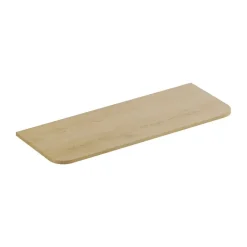 Meublorama Plan vasque KORI 120 cm chene clair Accessoire pour meuble sous vasque* Plan Double Vasque