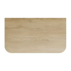Meublorama Plan vasque KORI 80 cm chene clair Accessoire pour meuble sous vasque* Plan Double Vasque