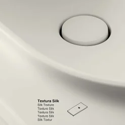 Poalgi Plan vasque lavabo résine Wraitom 100x46 cm blanc marfil série Bül* Plan Simple Vasque