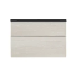 Plan vasque noir en résine faible profondeur l.90 cm, Calao* Plan Simple Vasque