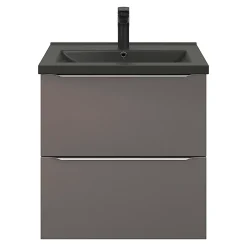 GoodHome Plan vasque noir Nira 60 cm* Plan Simple Vasque