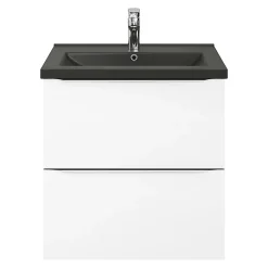 GoodHome Plan vasque noir Nira 60 cm* Plan Simple Vasque