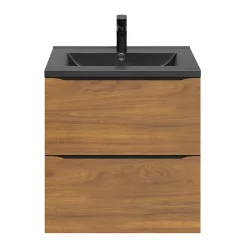 GoodHome Plan vasque noir Nira 60 cm* Plan Simple Vasque