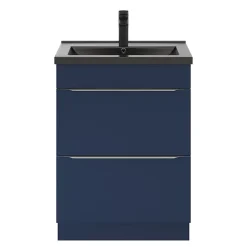 GoodHome Plan vasque noir Nira 60 cm* Plan Simple Vasque