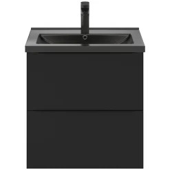GoodHome Plan vasque noir Nira 60 cm* Plan Simple Vasque