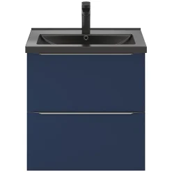 GoodHome Plan vasque noir Nira 60 cm* Plan Simple Vasque