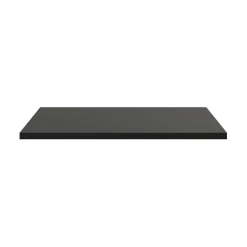 Meublorama Plan vasque noir SAVIA 80 cm Plateau de 80 cm pour meuble sous vasque