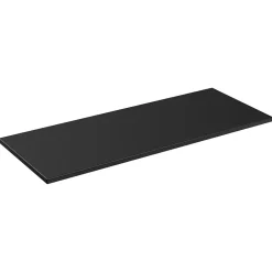 Meublorama Plan vasque NOXERA 120 cm Noir mat Pour vasques à poser Finition élégante
