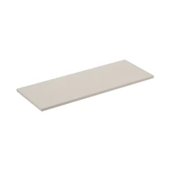 Meublorama Plan vasque NOXERA 120 cm Beige mat À poser Finition haut de gamme en MDF