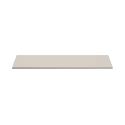 Meublorama Plan vasque NOXERA 120 cm Beige mat À poser Finition haut de gamme en MDF