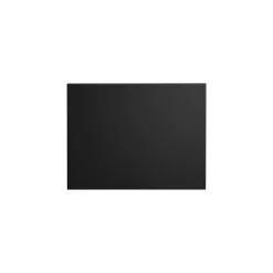 Meublorama Plan vasque NOXERA 60 cm Noir mat Pour vasque à poser Finition MDF et PVC
