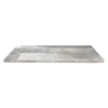 C-Negoce Plan vasque simple gris en travertin Provence - 120 x 45 x 10 cm -