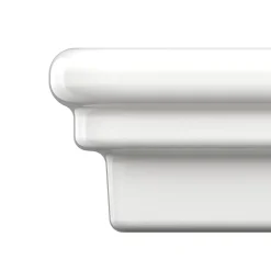 GoodHome Plan vasque simple blanc en céramique l.100 cm, Endell