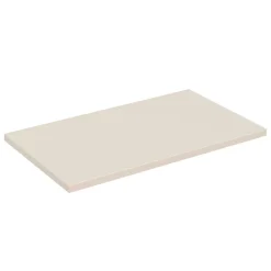 Meublorama Plan vasque TORNADO 80 cm Finition sable MDF & PVC Pour meuble sous vasque* Plan Double Vasque