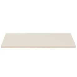 Meublorama Plan vasque TORNADO 80 cm Finition sable MDF & PVC Pour meuble sous vasque* Plan Double Vasque