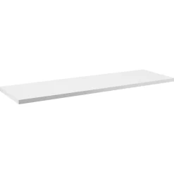 Meublorama Plan vasque VANO Blanc alpin L120 x P40 x H2 cm À poser sur meuble salle de bain