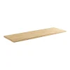 Meublorama Plan vasque YOKA Finition chene clair, 160 cm* Plan Double Vasque