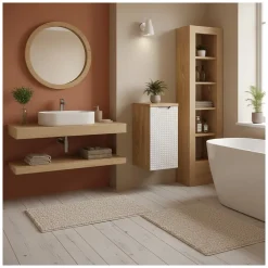 Meublorama Plan vasque YOKA Finition chene clair, 30 cm