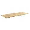 Meublorama Plan vasque YOKA Finition chene clair, 120 cm* Plan Double Vasque