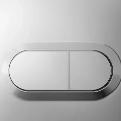 Vitra Plaque de chasse d'eau chrome GoodHome