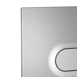 Vitra Plaque de chasse d'eau chrome mat GoodHome* Wc Suspendu