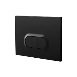 Vitra Plaque de chasse d'eau noir GoodHome
