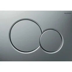 Gebererit Plaque de commande - Geberit - Sigma01 - Chromé mat - Double touche