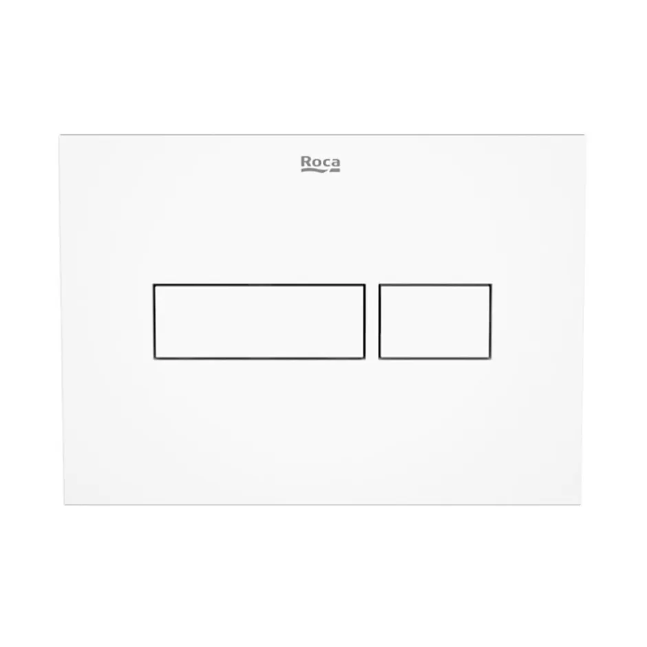 Roca Plaque de commande double touche en plastique, blanc (A890220200)* Wc Suspendu