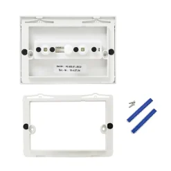 Roca Plaque de commande double touche en plastique, blanc (A890220200)* Wc Suspendu