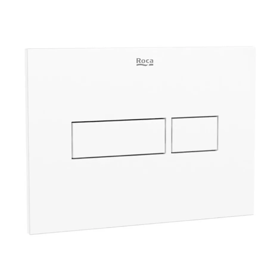 Roca Plaque de commande double touche en plastique, blanc (A890220200)* Wc Suspendu