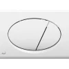 Alca Plaque de commande double touche, Blanc (M70)