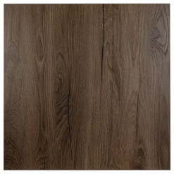 KOLM Plateau laminé chêne chocolat 68 x 68 cm pour bureau, table, table basse* Plan De Travail Buanderie