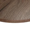 KOLM Plateau laminé chêne chocolat rond, diamètre 68 cm, pour bureau, table, table basse* Plan De Travail Buanderie