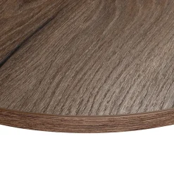 KOLM Plateau laminé chêne chocolat rond, diamètre 68 cm, pour bureau, table, table basse* Plan De Travail Buanderie