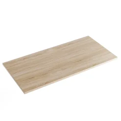 KOLM Plateau laminé chêne sonoma 138 x 80 cm pour bureau, table, table basse