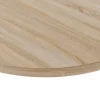 KOLM Plateau laminé chêne sonoma rond, diamètre 50 cm, pour bureau, table, table basse