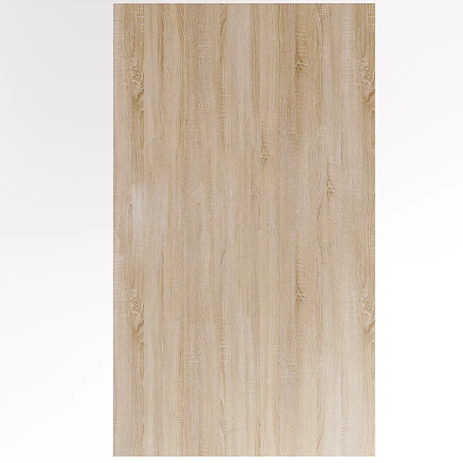 KOLM Plateau laminé chêne sonoma 138 x 68 cm pour bureau, table, table basse