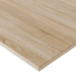 KOLM Plateau laminé chêne sonoma 120 x 80 cm pour bureau, table, table basse* Plan De Travail Buanderie