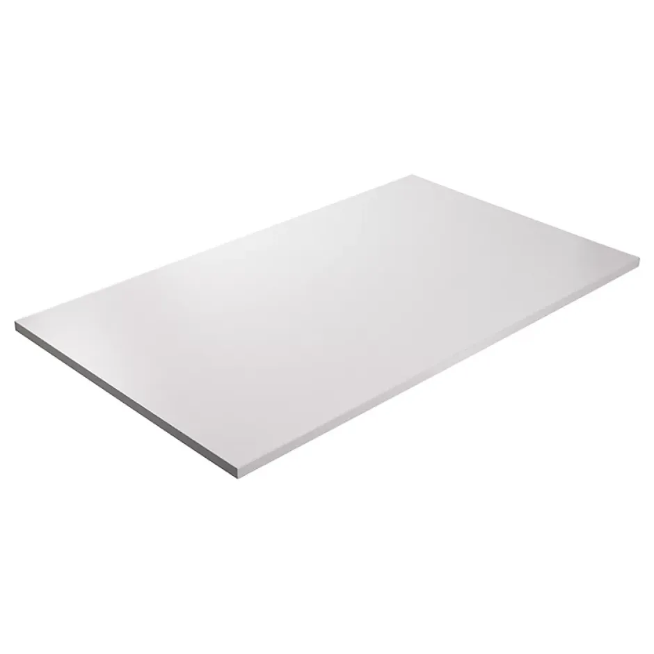 KOLM Plateau laminé gris 138 x 68 cm pour bureau, table, table basse* Plan De Travail Buanderie