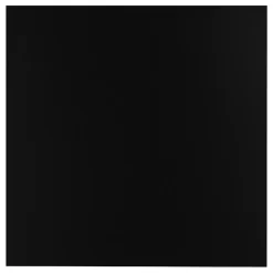 KOLM Plateau laminé noir 90 x 90 cm pour bureau, table, table basse
