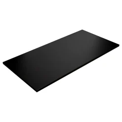 KOLM Plateau laminé noir 138 x 68 cm pour bureau, table, table basse* Plan De Travail Buanderie
