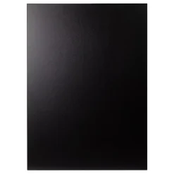 KOLM Plateau laminé noir 120 x 60 cm pour bureau, table, table basse