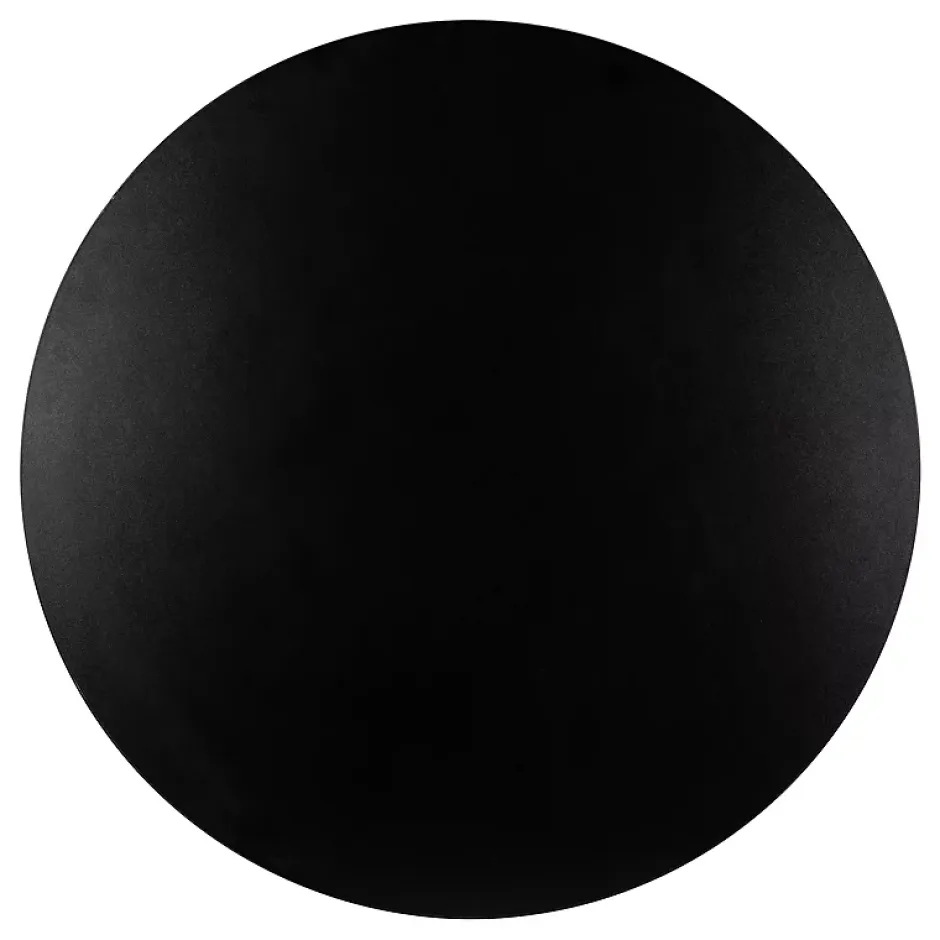KOLM Plateau laminé noir rond, diamètre 90 cm, pour bureau, table, table basse* Plan De Travail Buanderie