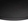 KOLM Plateau laminé noir rond, diamètre 50 cm, pour bureau, table, table basse